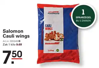Sligro Salomon Cauli wings aanbieding