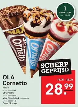 Sligro OLA Cornetto aanbieding