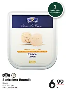 Sligro Sanissimo Roomijs aanbieding