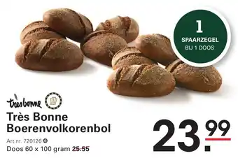 Sligro Très Bonne Boerenvolkorenbol aanbieding