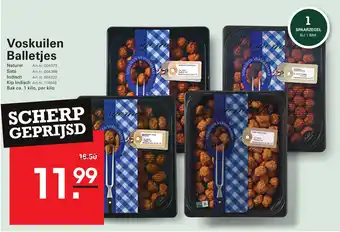 Sligro Voskuilen Balletjes aanbieding
