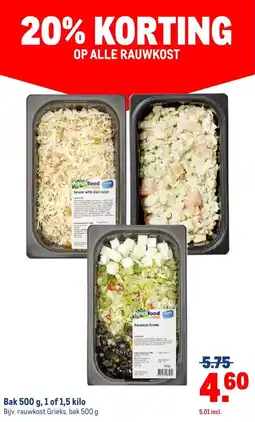 Makro Bak 500 g, 1 of 1,5 kilo aanbieding