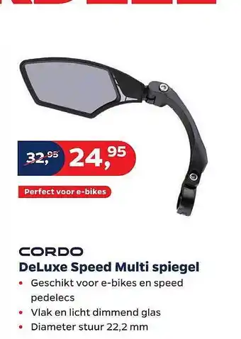 Bike Totaal Cordo DeLuxe Speed Multi Spiegel aanbieding