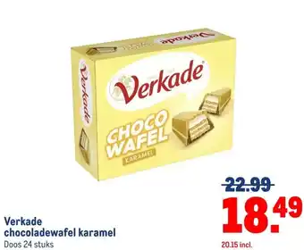 Makro Verkade chocoladewafel karamel aanbieding