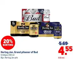 Makro Hertog Jan, Grand pilsener of Bud aanbieding
