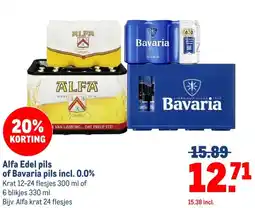 Makro Alfa Edel pils of Bavaria pils incl. 0.0% aanbieding