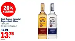 Makro José Cuervo Especial Reposado of Silver aanbieding