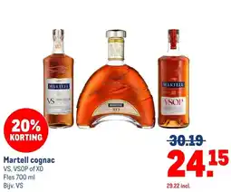 Makro Martell cognac aanbieding