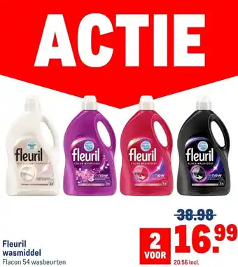 Makro Fleuril wasmiddel aanbieding