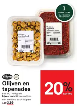 Sligro Olijven en tapenades aanbieding