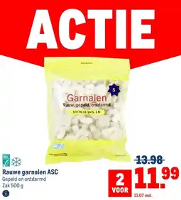 Makro Rauwe garnalen ASC aanbieding