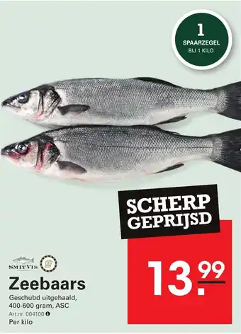 Sligro Zeebaars aanbieding