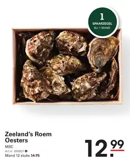 Sligro Zeeland's Roem Oesters aanbieding