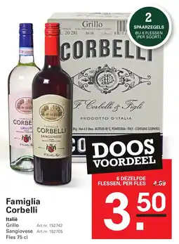 Sligro Famiglia Corbelli aanbieding