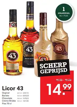 Sligro Licor 43 aanbieding