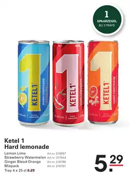 Sligro Ketel 1 Hard lemonade aanbieding