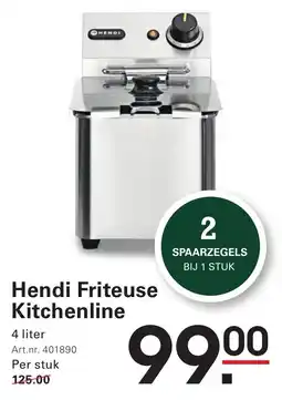 Sligro Hendi Friteuse Kitchenline aanbieding