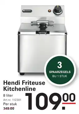 Sligro Hendi Friteuse Kitchenline aanbieding