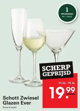 Sligro Schott Zwiesel Glazen Ever aanbieding