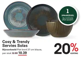Sligro Cosy & Trendy Servies Solas aanbieding