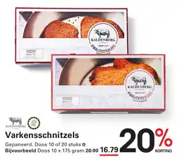 Sligro Varkensschnitzels aanbieding
