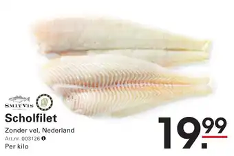 Sligro Scholfilet aanbieding