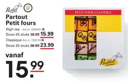 Sligro Partout Petit fours Classique aanbieding