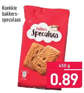 ALDI Koekkie bakkers speculaas 450 g aanbieding