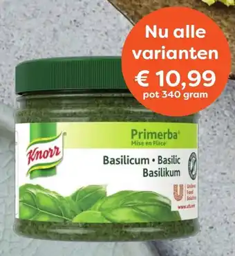 Sligro Knorr Basilicum aanbieding
