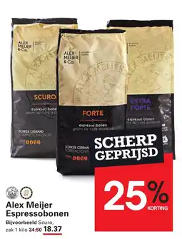 Sligro Alex Meijer Espressobonen aanbieding