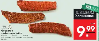 Sligro Gegaarde varkensspareribs aanbieding