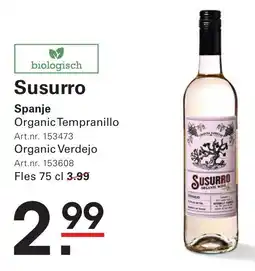 Sligro Susurro aanbieding