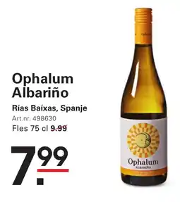 Sligro Ophalum Albariño aanbieding