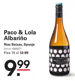 Sligro Paco & Lola Albariño aanbieding