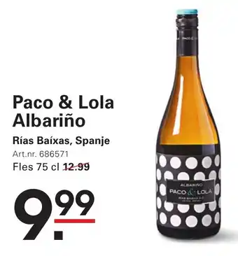 Sligro Paco & Lola Albariño aanbieding