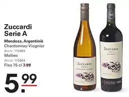 Sligro Zuccardi Serie A aanbieding