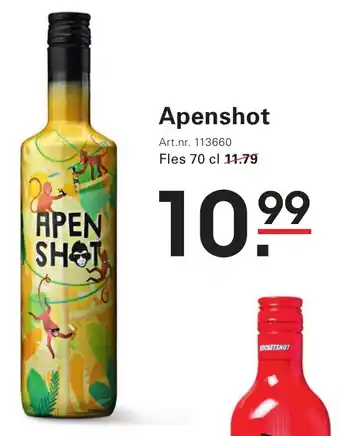 Sligro Apenshot aanbieding