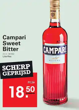 Sligro Campari Sweet Bitter aanbieding