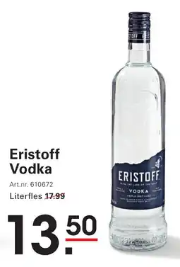 Sligro Eristoff Vodka aanbieding