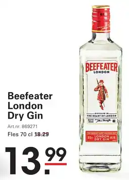 Sligro Beefeater London Dry Gin aanbieding