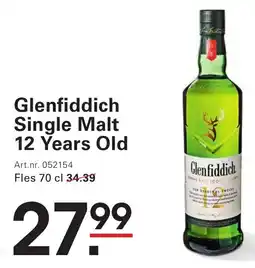 Sligro Glenfiddich Single Malt 12 Years Old aanbieding