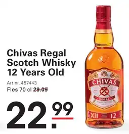 Sligro Chivas Regal Scotch Whisky 12 Years Old aanbieding