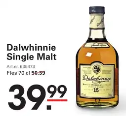 Sligro Dalwhinnie Single Malt aanbieding