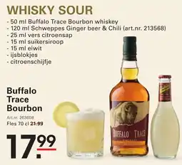 Sligro Buffalo Trace Bourbon aanbieding