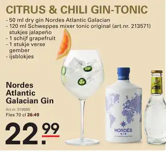 Sligro Nordes Atlantic Galacian Gin aanbieding