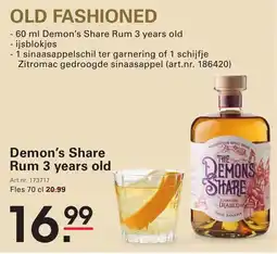 Sligro Demon's Share Rum 3 years old aanbieding