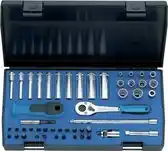 Conrad Gedore 20 LMU-10 1815687 Dopsleutelset Metrisch 1/4 (6.3 mm) 49-delig aanbieding
