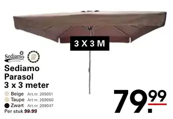 Sligro Sediamo horecameubilair aanbieding