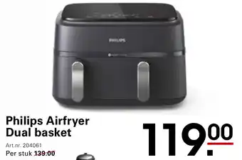 Sligro Philips Airfryer Dual basket aanbieding