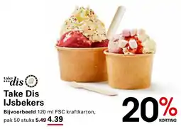 Sligro Take Dis IJsbekers aanbieding